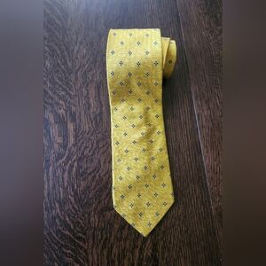 Elegant π Brooks Brothers Gold Blue Silk Necktie EUC $22
